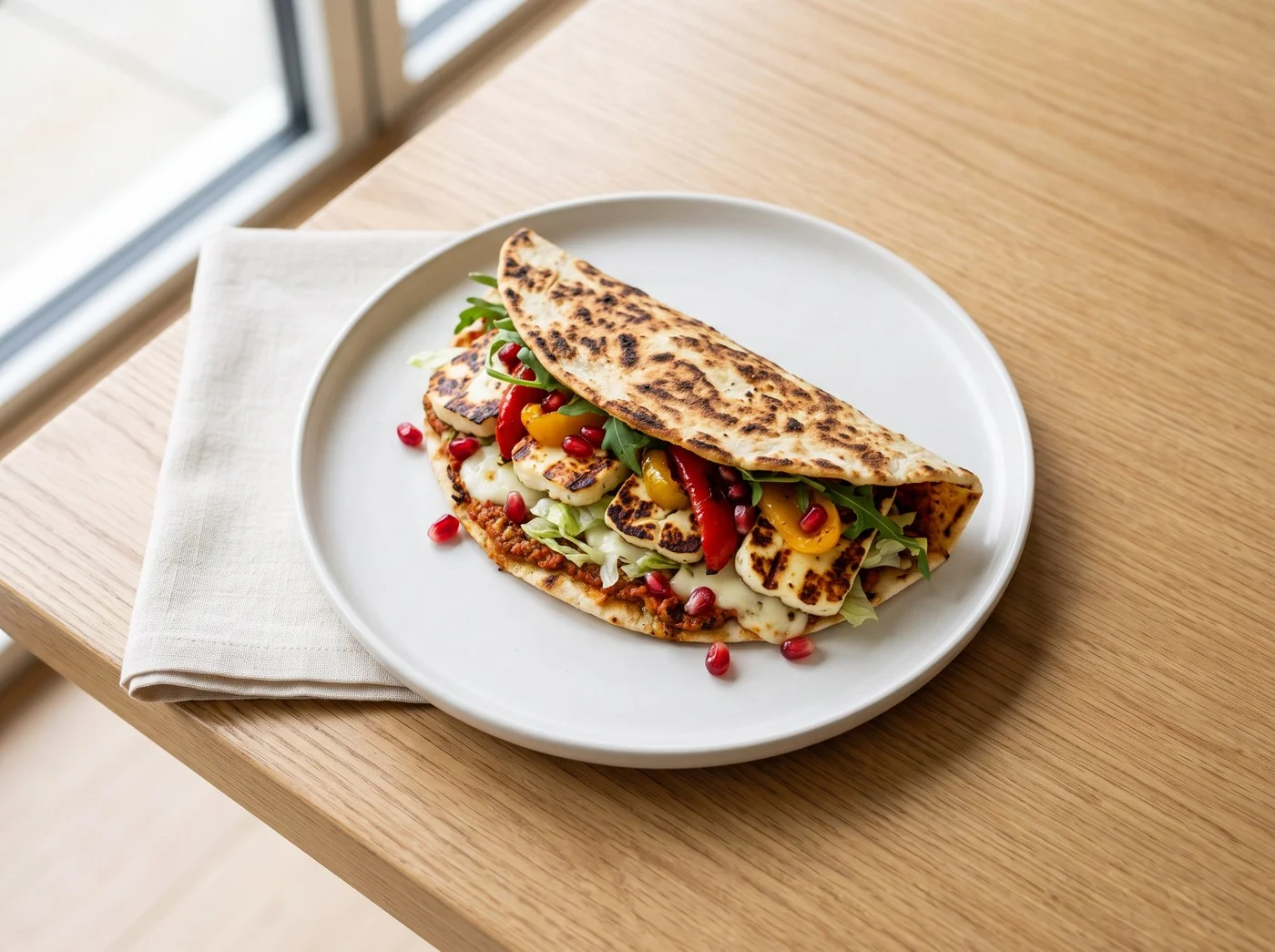 Cajun Flatbread - Halloumi