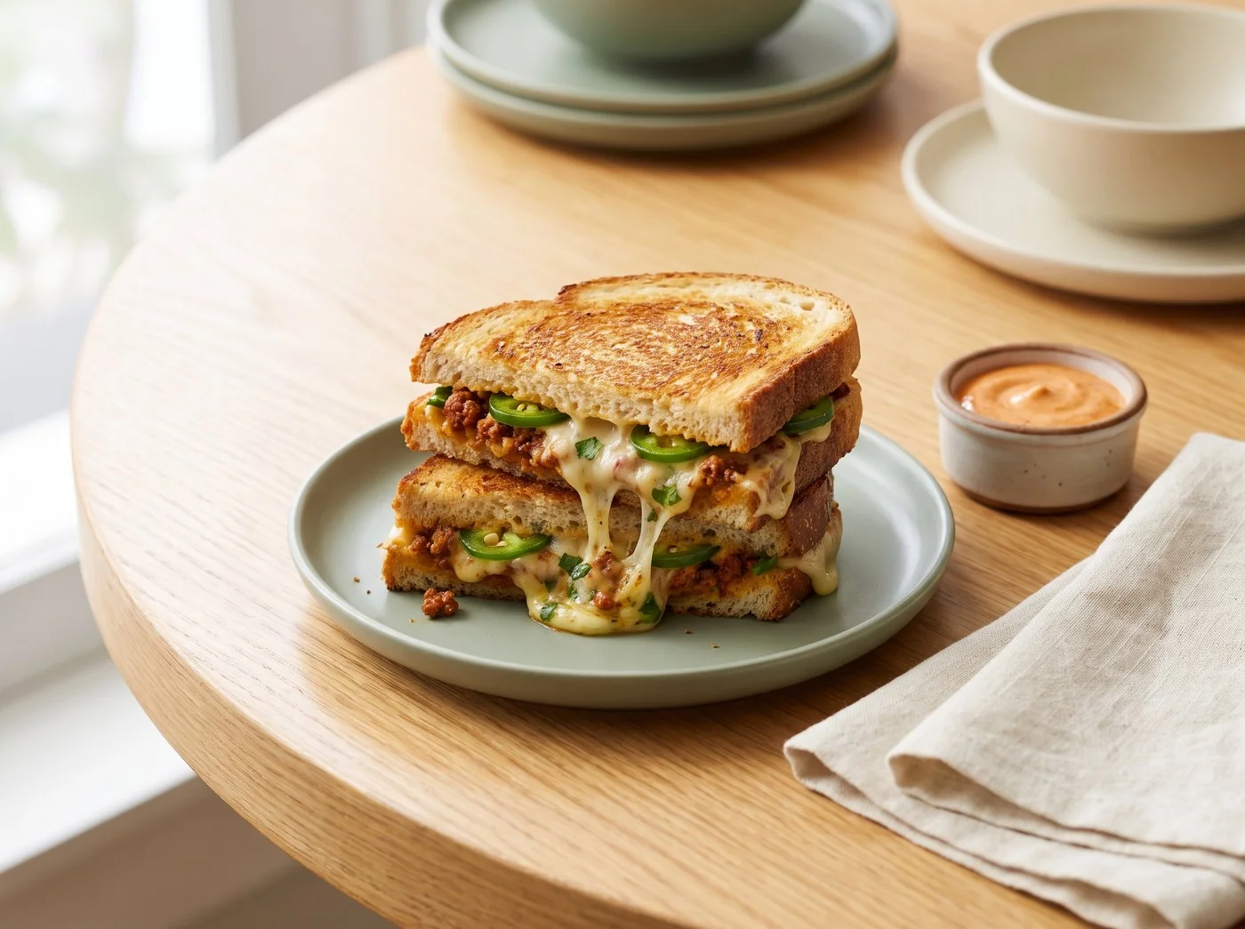 Chorizo Grilled Cheese Toastie